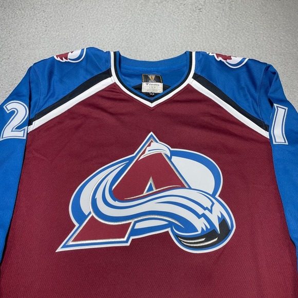 Colorado Avalanche Jersey Mens Large Red NHL Hockey Fanatics Forsberg 21 - Picture 2 of 14